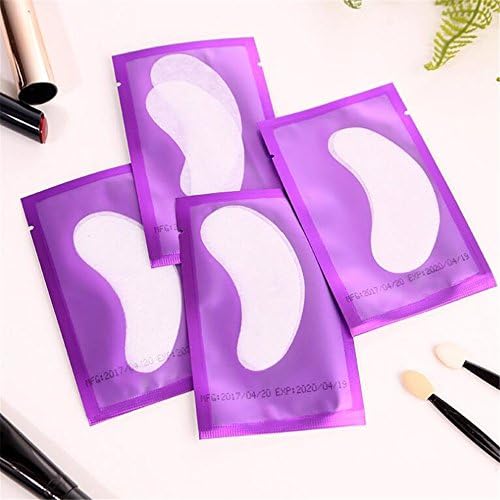 100 Pairs,Eye Gel Pads Patches,DIY False Eyelash Lashe Extension Makeup and Eye Mask Sheets Anti Aging Wrinkle