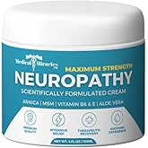 Medical Miracles Neuropathy Cream | Nerve Therapy Max-Potency Relief Cream for Feet, Hands, Legs, and Toes - Enriched with Arnica, Vitamin B6, Aloe Vera, MSM - Crafted for Exceptional Relief 4oz
