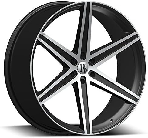 20" RS-110 Black Machined Wheels Rims by Wheel Deals 5x114 &amp; 5x120 fit BMW Honda Chevy Landrover VW Volkswagen