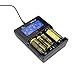 XTAR Xtar-VC4-Charger-T VC4 Li-ion/Ni-MH Battery Charger Premium USB LCD Display Charger Compatibale with Li-ion Battery and Ni-MH battery