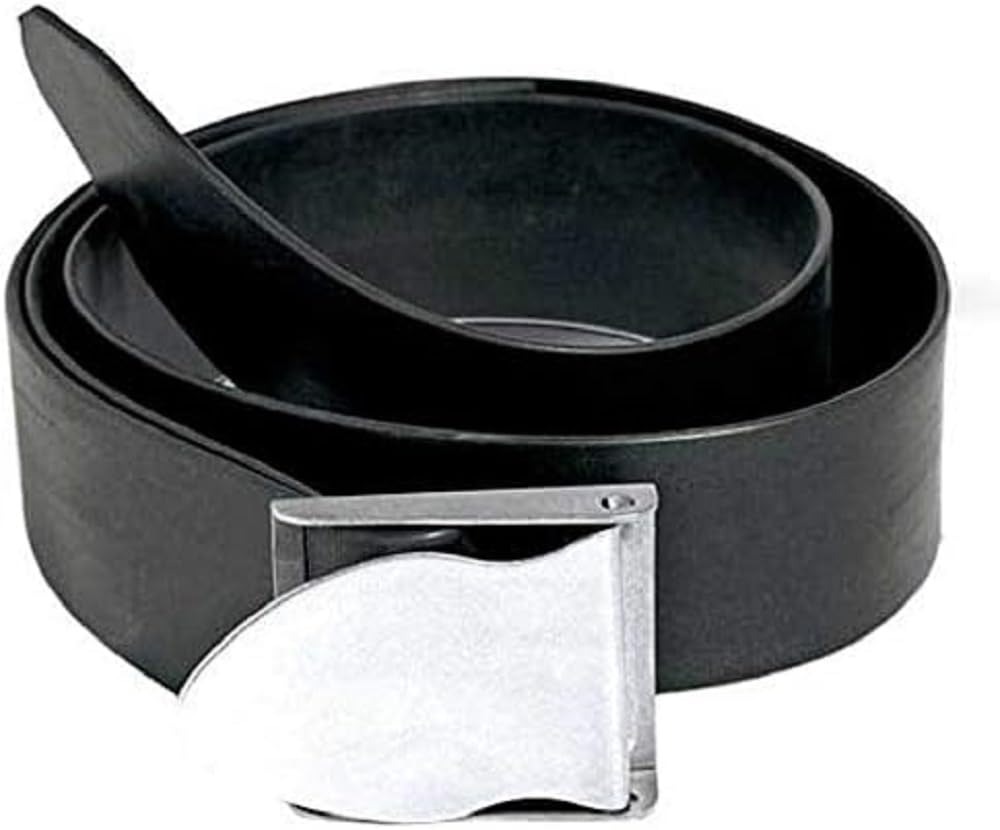 Best divers bh0078 Pocket Weight Belt Rubber, SUB, Stainless Steel Buckle, Black