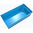 Ambikun Versatile Fiberglass Pools Inground Pools - Excellence Prefab Pools with 10 Styles and Customization Options (22.96'×8.04'×4.59')