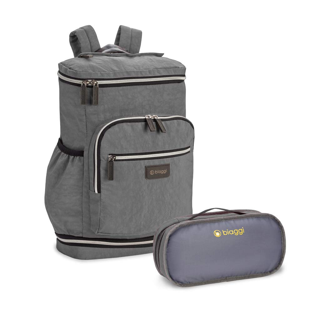Zipsak Travel Laptop Backpack - TSA Friendly, Fits 16-inch Notebook, Perfect for Men & Women, College, Business, and Work (Grey)