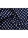 Allegra K Men Short Sleeves Cotton Polka Dots Shirt Blue M