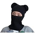 Joytrends Winter Hat Warm Hooded Scarf Hat Balaclava Knit Skull Beanie Hat for Women Girls