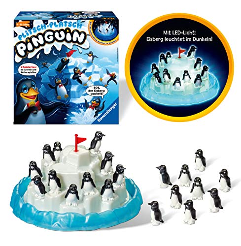 Ravensburger Kinderspiele 21325 - Plitsch Platsch Pinguin - großer Spielspaß mit Geschicklichkeitsfaktor für Kinder und… – Bild 7
