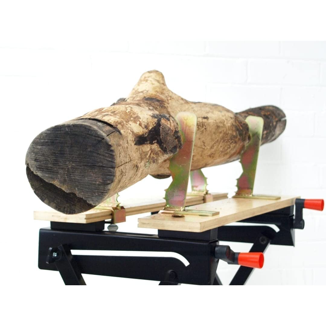 Forest Master Log Bench Jaws for Workbench Gold