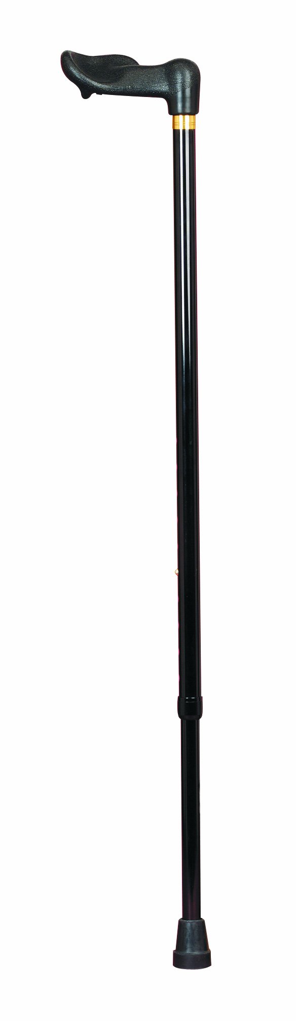 HOMECRAFT - Bastón para zurdos con empuñadura ergonómica, color negro