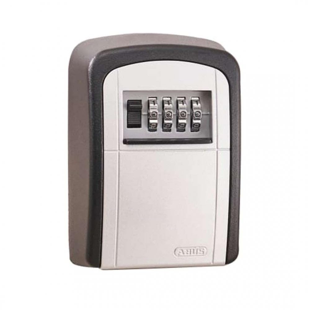 ABUS KeyGarage 707, Key Box for Wall Mounting, for up to 7 Keys or Small Valuables, Black Silver — image 1