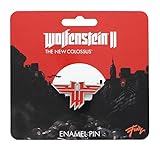 Wolfenstein New Colossus Metal Enamel Collector Pin| Collector's Edition Red