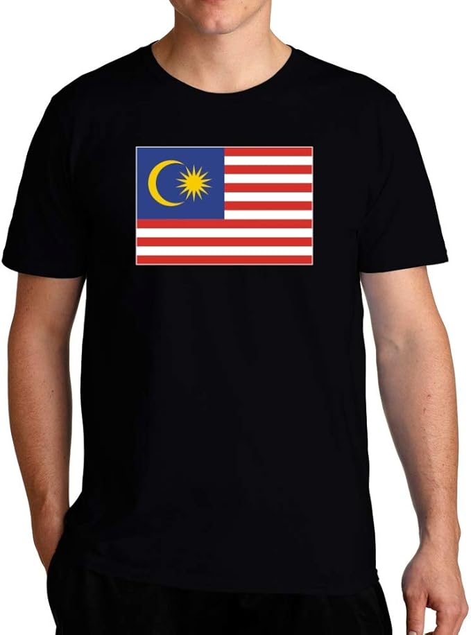 Eddany Malaysia Flag Rectangular TShirt Clothing