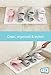Fix Shoe Slots - Adjustable Shoe Organizer Space Saver Storage Rack Holder Double Shoe Rack, No Assembly Required (Snow White)