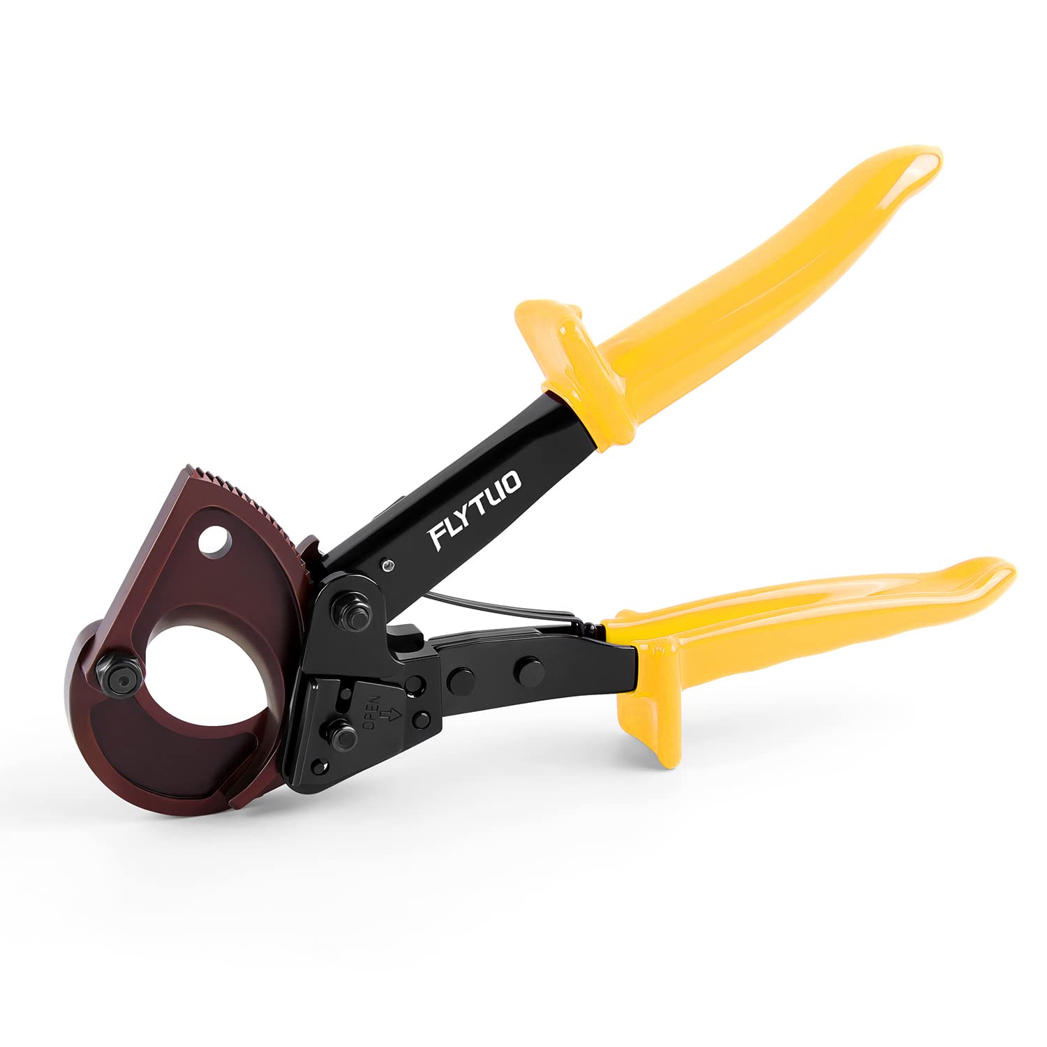 Flytuo FT-325 Ratschenkabelschneider Schwerlast-Werkzeug für Aluminium, Kupfer und elektrische Kabel bis zu 240mm²