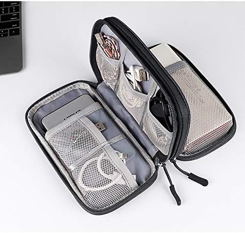 Hosoncovy Power Bank Organizer Bag - USB Flash Drive & External Hard Drive Case (Black) - Image 4