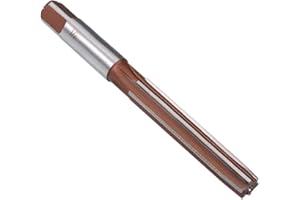 uxcell Hand Reamer 1/2" High Speed Steel H7 6 Straight Flutes Hand Milling Cutter Tool Reaming Drill Bit for Metal