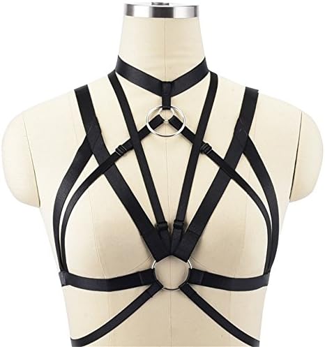 Yamyannie Lady Hot Bikini Hollow Solid Color Elastic Band Tops Foreign Trade Bandage Elastic Bra Straps Women Body Decor