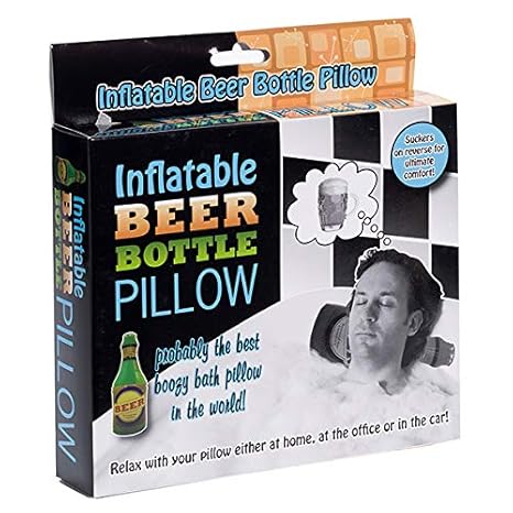 Amazon Com Dgp Inflatable Beer Bottle Bath Pillow Home Kitchen