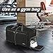 Gonex 60L Packable Travel Duffle Bag Foldable Duffel Bags for Luggage Gym Sports Camping Travelling Cycling Storage Shopping Water & Tear Resistant Gray