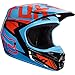 2017 Fox Racing Youth V1 Falcon Helmet-Black/Orange-YL