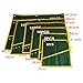 Delight eShop 1pcs Canvas Wrench Roll Up, Optional 12 Pocket Grids, Storage Bag, Green