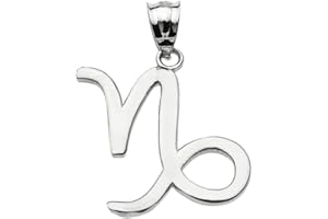 ASTROLOGY JEWELRY .925 Sterling Silver Zodiac Astrological Sign Charm Personalized Pendant Necklace - Choice of Symbol & Chain Length