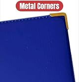 PaulStore 2026 Diary Pocket Small Week To View with Metal Edge Blue view 4