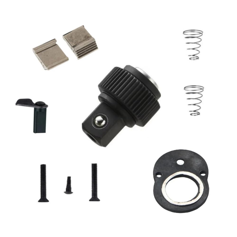 Photo 1 of WYZBEN 1/2-Inch Drive Quick Release Ratchet Head Repair Kit – Universal Rebuild Set for Socket Wrenches – Durable Alloy Steel Replacement – Fits Most Standard Ratchets