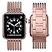 For Apple Watch Band 42mm, Wearlizer New iWatch Mesh Loop Milanese Stainless Steel Band Replacement, metal Strap Wristbands for Apple Watch Series 3, Series 2, Series 1, Sport, Edition ¨C Rose Gold