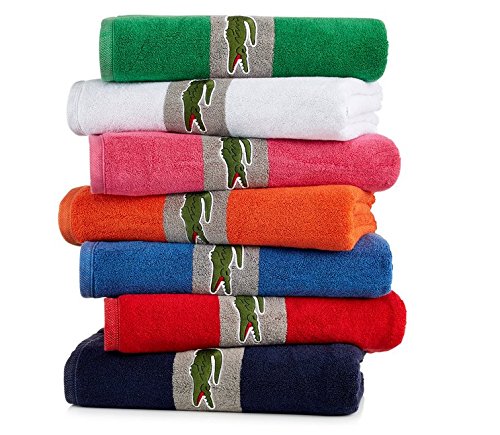 Lacoste Signature Croc Orangeade Bath Towel  T14913r2763054