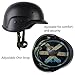 VILONG Tactical M88 ABS Helmet with Adjustable Chin Strap for CS Game Outdoor Sports Modern Warrior Black