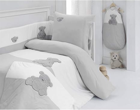 Housse De Couette 80x1cm Lit Bebe Coton Jersey Ours Ares Sensei La Maison Du Coton Amazon Fr Bebes Puericulture