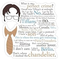 Jess-Sha Store 3 PCs Stickers Dwight