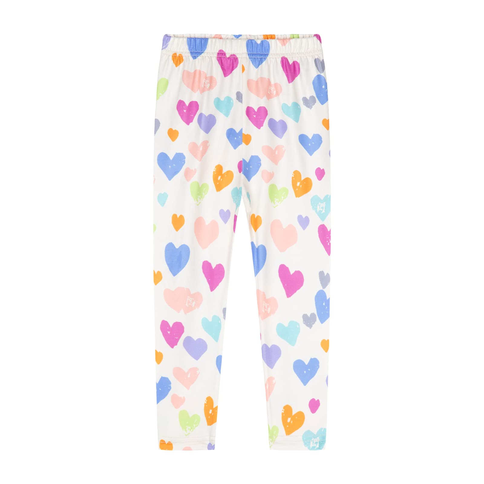 Photo 1 of ***STCOK PHOTO FOR REFERENCE/DIFFERENT DESIGN***

Mud Kingdom Leggings for Big Girls Polyester Fashion Spring Summer Beige Love Heart Size 14