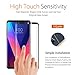 LG V30 Screen Protector, Tempered Glass [Full Coverage] [Bubble-Free] [Anti-Scratch] [Case Firendly] HD Clear Film for LG V30/V30+/V30Plus