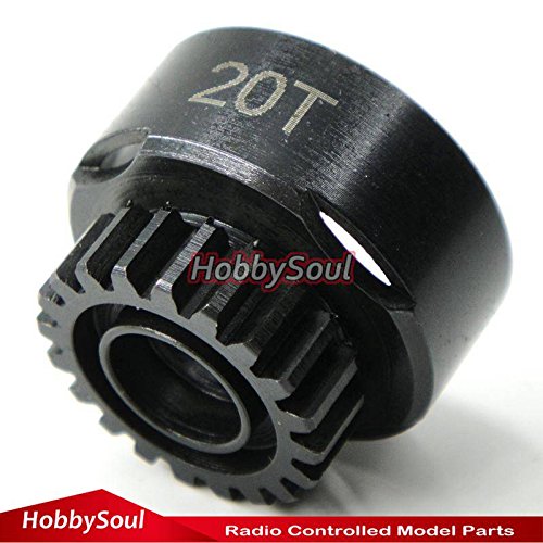 hobbysoul 20T Super Vented Racing Clutch Bell w/Bearings RC Parts