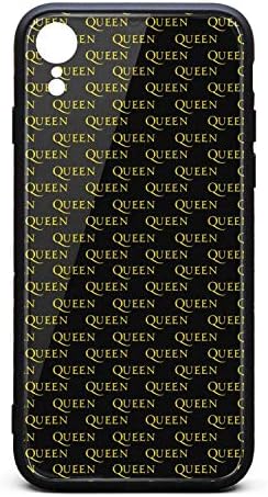 SDHAK Queen-Logo-Pattern-Yellow- Phone Case for iPhone Xr, Shock-Absorption Hard Back Cover Bumper Protective