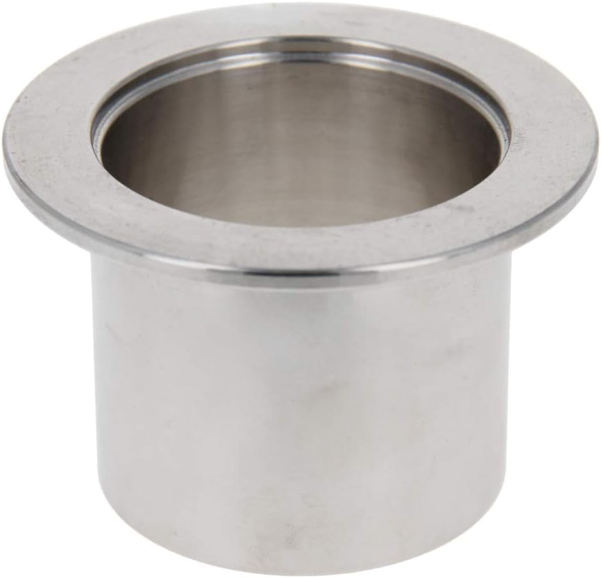 Othmro 304 Stainless Steel Fitting Long Weld Clamp Ferrule Fits Clamp 54x50mm 1Pcs, Silver, KF50-50MM 1pcs - Image 3
