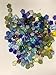 Pressed Czech Glass Mixed Star Beads Shapes Sizes and Colors by ModeBeads. (Star) 1/2 Pound Bag.
