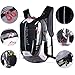 LOCALLION Cycling Backpack Riding Backpack Bike Rucksack Outdoor Sports Daypack for Running Hiking Camping Travelling Ultralight Men Women 18L Black