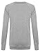 Forever Women's Cocaine And Caviar Print Fleece Sweatshirt Jumper (ML-10/12, Grey)