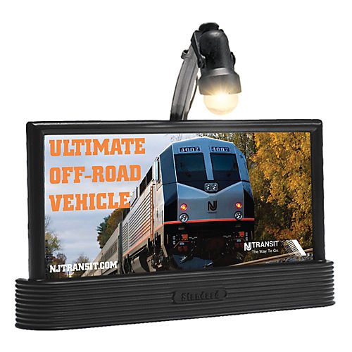 Lionel 6-37986 O Blinking Light Billboard, NJT