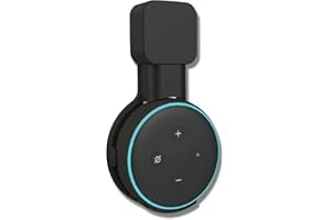 Sintron Wall Mount Holder for Dᴏt 3 & UK Google Mini, Smart Home Outlet Wall Mount Stand Hanger for Dot 3rd Generation Speaker Holder, Space Saving Accessories Without Messy Wires, for Room (Black)