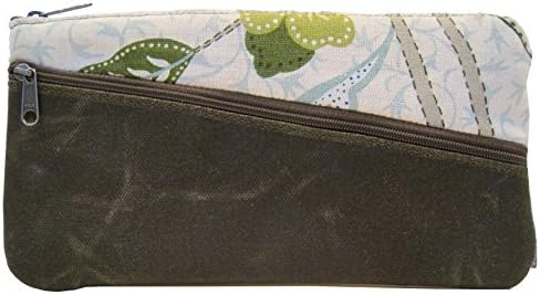 "Personal Effects" Tapestry and Waxed Canvas Makeup Bag - Made in Maine (June)