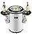 Igloo FRP245 Party Cooler, 120V, Stainless Steel