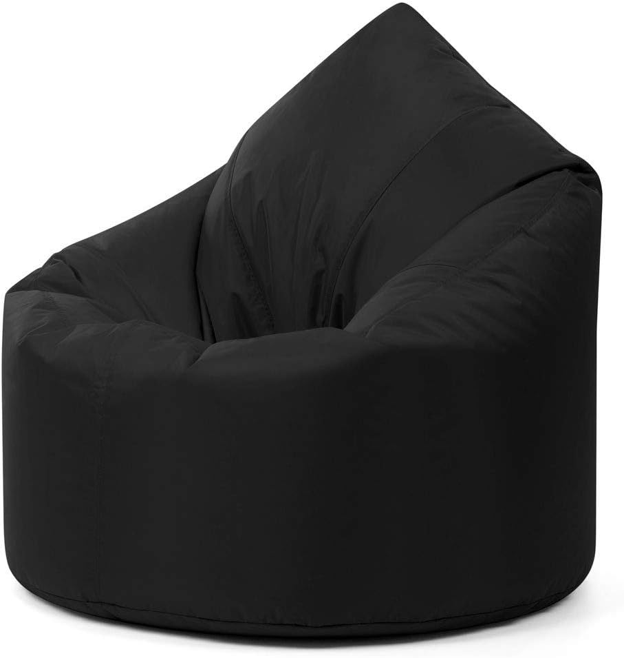 Adult XXL Giant Bean Bag Chair Luxury Teardrop Beanbag Indoor & Outdoor Bean Bags (Black
