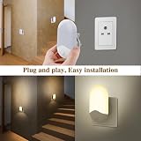 Detake 2 Pack LED Night Light Dusk to Dawn Plug In 0.5W Warm White view 5