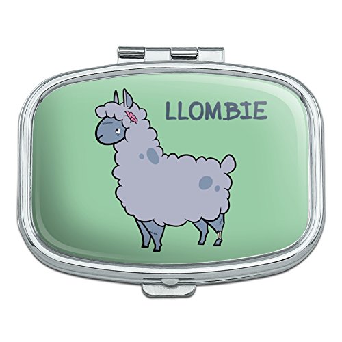Llombie Llama Zombie Rectangle Pill Case Trinket Gift Box