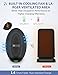 Seneo iPhone XS MAX Wireless Charger, Qi Certified Wireless Charging Stand Compatible with iPhone XS MAX/XR/XS/X/8/8 Plus, 10W for Galaxy Note 9/S9/S9 +/Note 8, 5W All Qi-Enabled Phones(No AC Adapter)