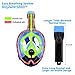 Udaily Full Face Snorkel Mask 180° Panoramic Design and Free Breathing Design, Action Camera GoPro Compatible, Anti-Fog and Anti-Leak for Adult and Kids Snorkeling Mask