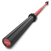 E.T.ENERGIC 7FT Alloy Steel Olympic Barbell, 700LB 40LB | 30mm knurled grip bar with rotating sleeves, chrome finish, 2-inch plate fit, and 700LB capacity for home gym lifts